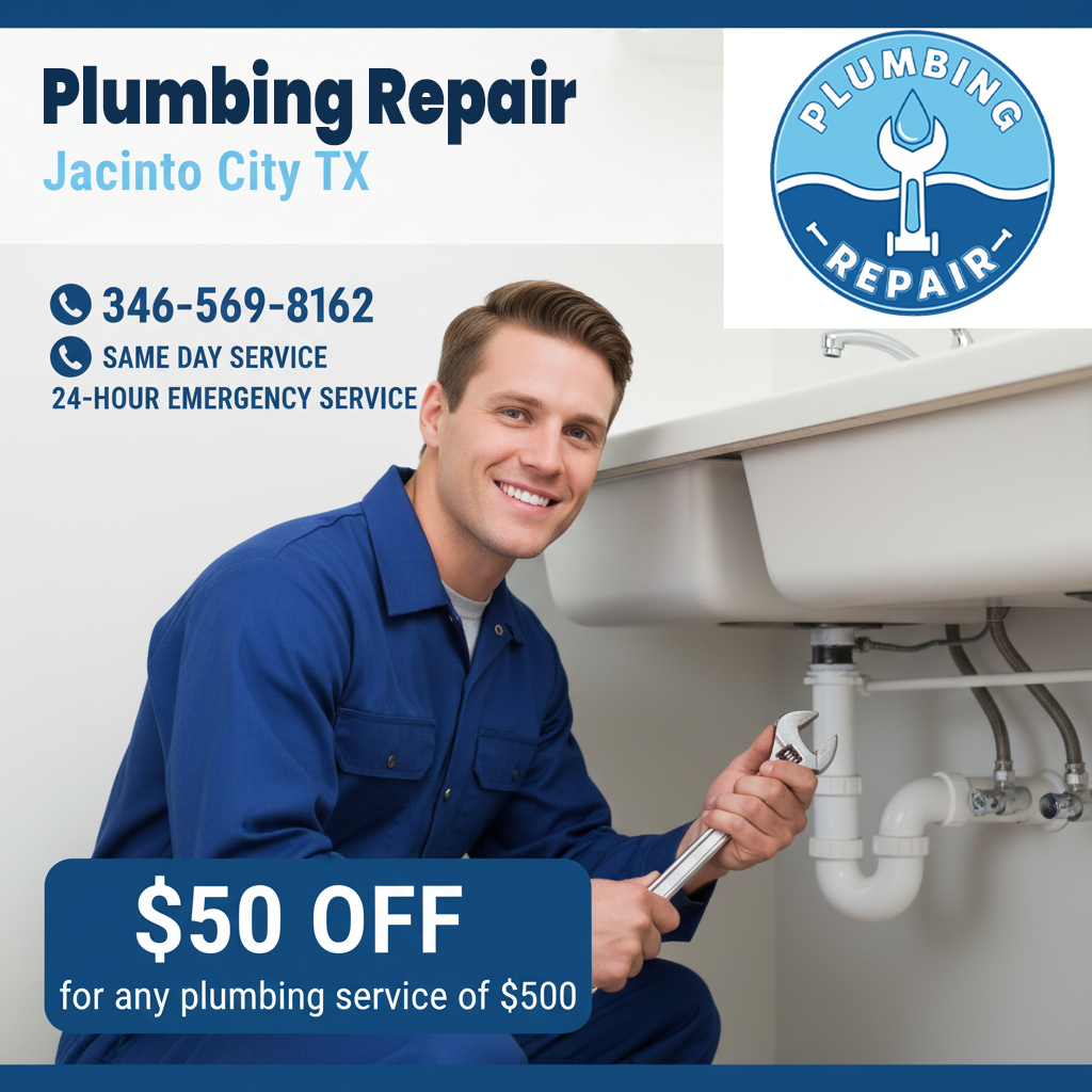 Plumbing Repair Jacinto City TX Coupons & Discounts - Save on Emergency & Installation Services